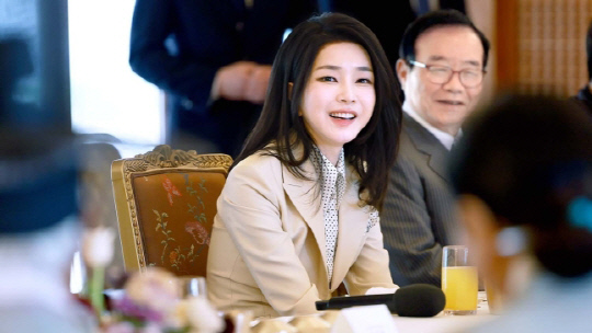 윤석열 대통령 부인 김건희 여사. <대통령실 제공>